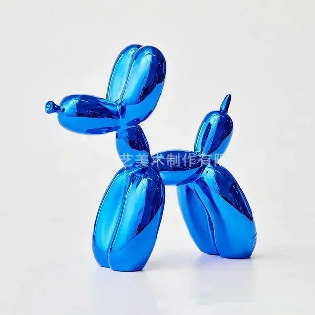 Ballonhundeskulptur i moderne resin med legende design til stilfuld boligindretning