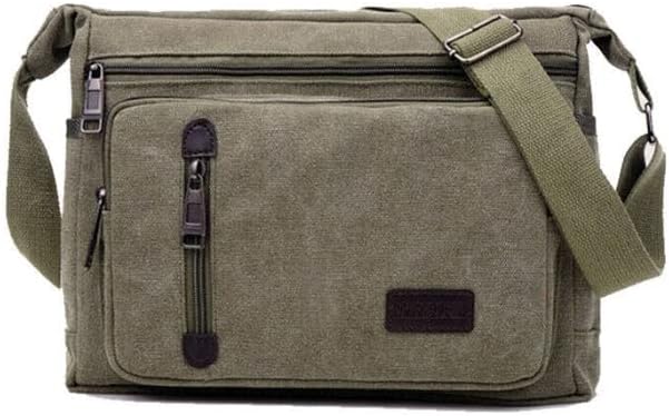 ClassicLine Canvas Messenger Skuldertaske Tidløs Crossbodytaske til Hverdagsbrug