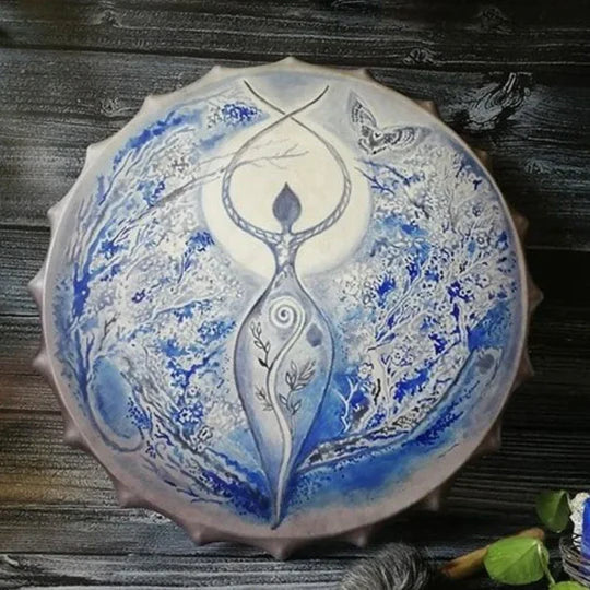 Tree of Life Håndlavet Shamantromme til Meditation og Lydterapi