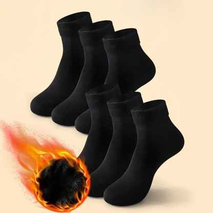 10 par tykke vintersokker – Termoforede og varme