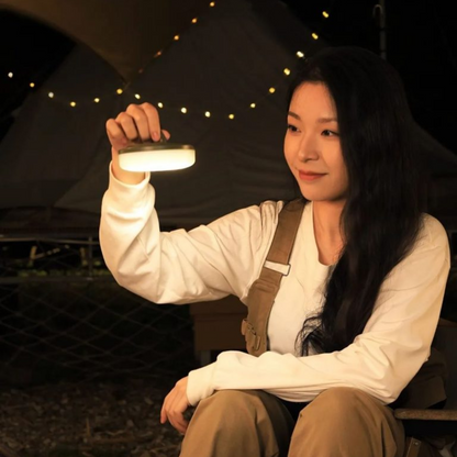Oprullelig LED Campinglampe 10 m – USB Opladelig Vandtæt