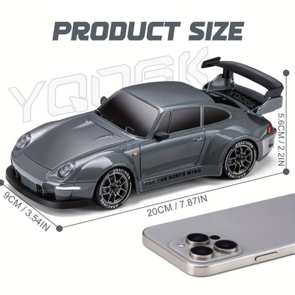 1:24 RC Driftbil med LED-Hjul og Genopladeligt 4WD-Racersystem