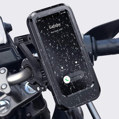 Vandtæt cykeltelefonholder med 15W powerbank og USB-opladning