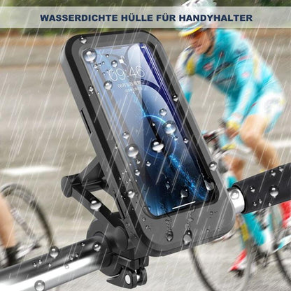 Vandtæt cykeltelefonholder med 15W powerbank og USB-opladning