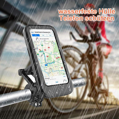 Vandtæt cykeltelefonholder med 15W powerbank og USB-opladning