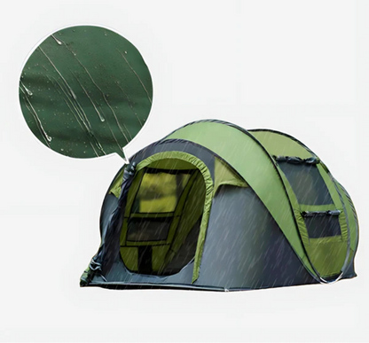 4-personers pop-up campingtelt – Vandtæt, letvægt og nem opsætning