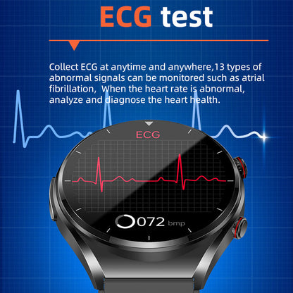 HealthGuard Pro Smartwatch med Fitnessmåling, Skridttæller og Søvntracking