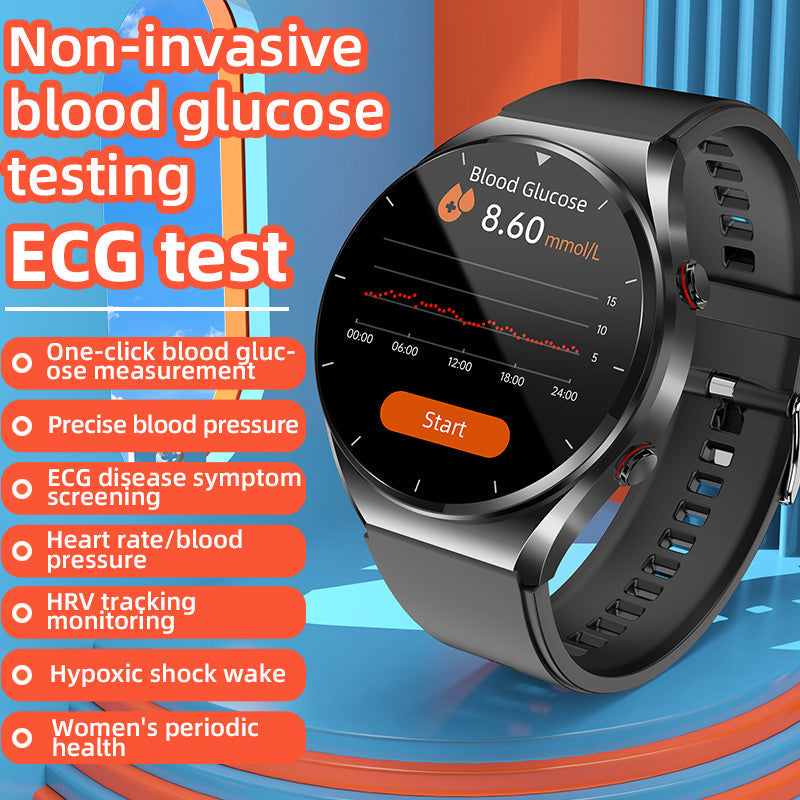 HealthGuard Pro Smartwatch med Fitnessmåling, Skridttæller og Søvntracking