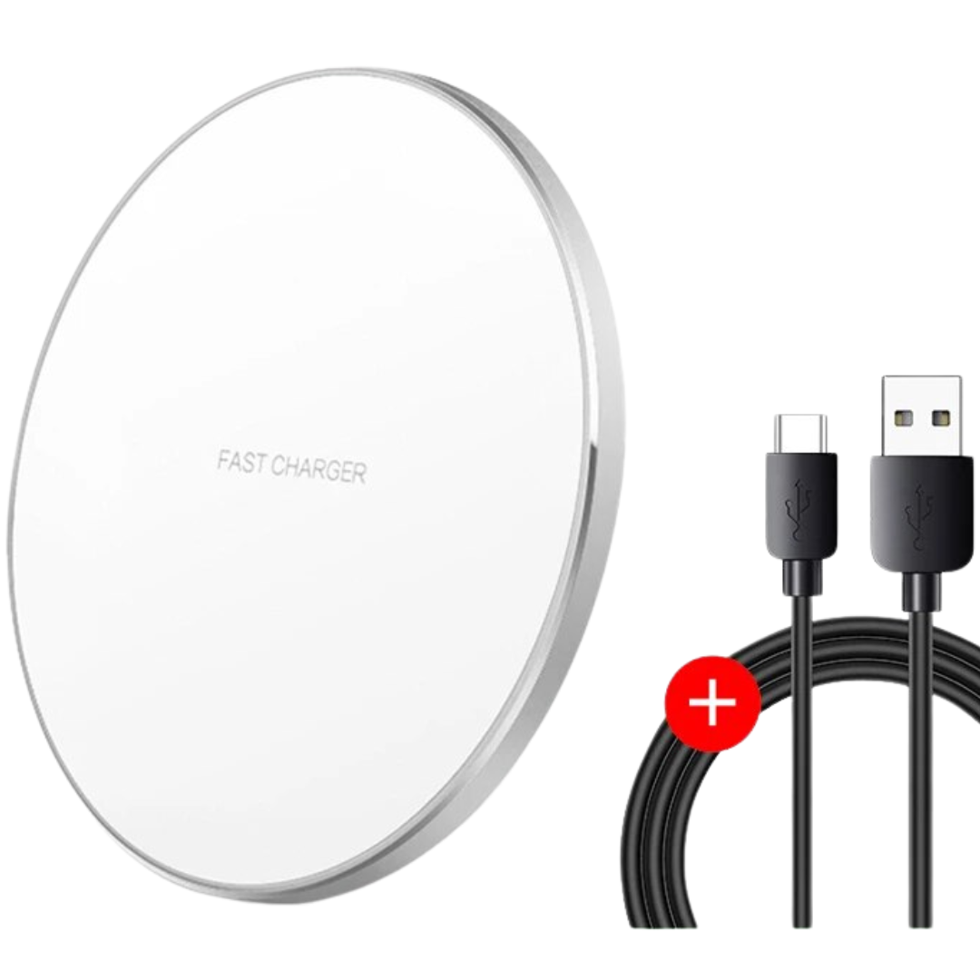 30 W Hurtig Trådløs Oplader med USB-C