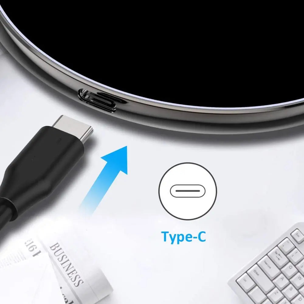 30 W Hurtig Trådløs Oplader med USB-C