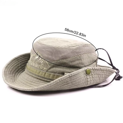 Outdoor Solhat – Let, Åndbar & UV-Beskyttende