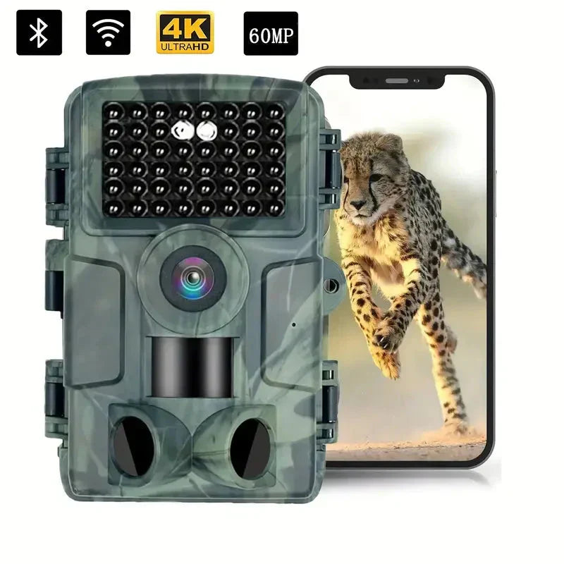4K Ultra HD Vildtkamera – 60 MP med Appstyring