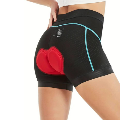 Cykelshorts til kvinder med 4D-gelpolstring og ergonomisk pasform