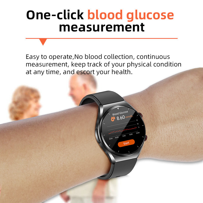 HealthGuard Pro Smartwatch med Fitnessmåling, Skridttæller og Søvntracking