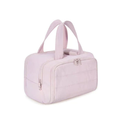 4-i-1 Puffy Toilettaske til Kvinder – Stor Organizer til Makeup og Hudpleje