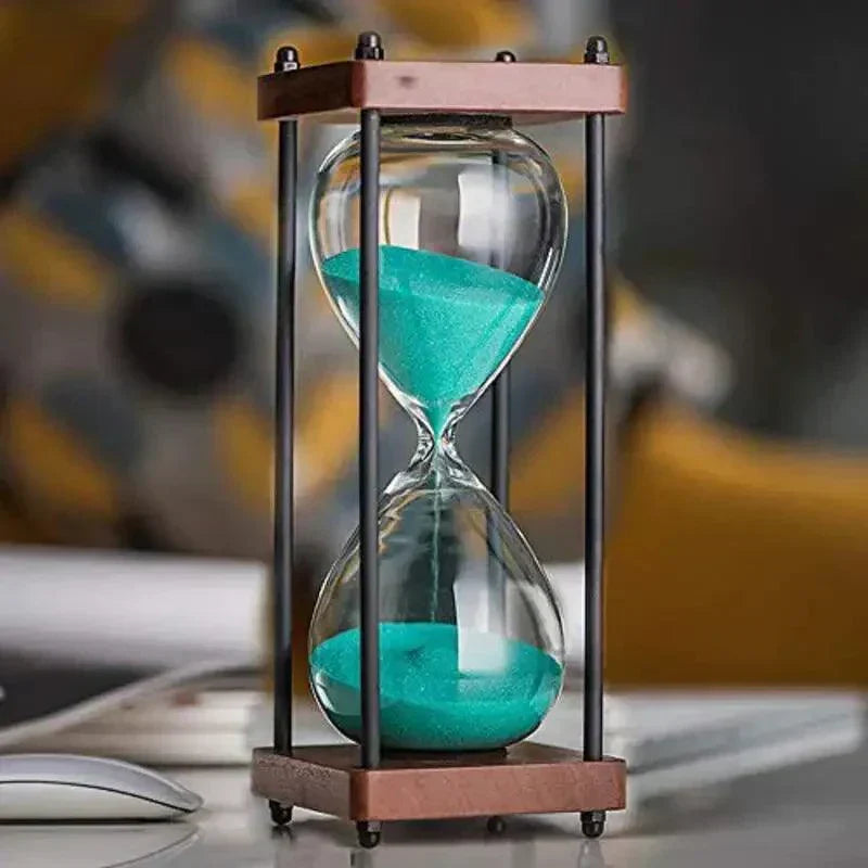 60 Minutters Sandur Elegant Timeglas til Tidsstyring og Dekoration