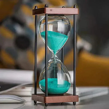60 Minutters Sandur Elegant Timeglas til Tidsstyring og Dekoration