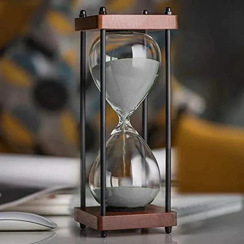 60 Minutters Sandur Elegant Timeglas til Tidsstyring og Dekoration