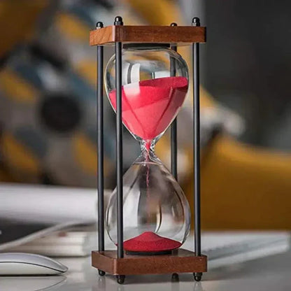 60 Minutters Sandur Elegant Timeglas til Tidsstyring og Dekoration
