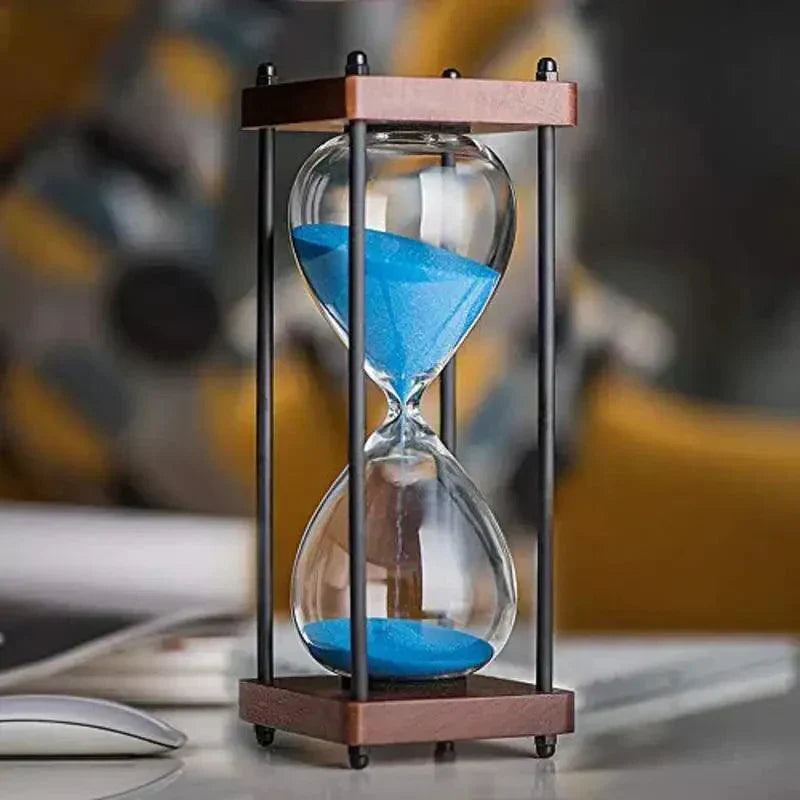 60 Minutters Sandur Elegant Timeglas til Tidsstyring og Dekoration