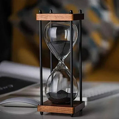 60 Minutters Sandur Elegant Timeglas til Tidsstyring og Dekoration