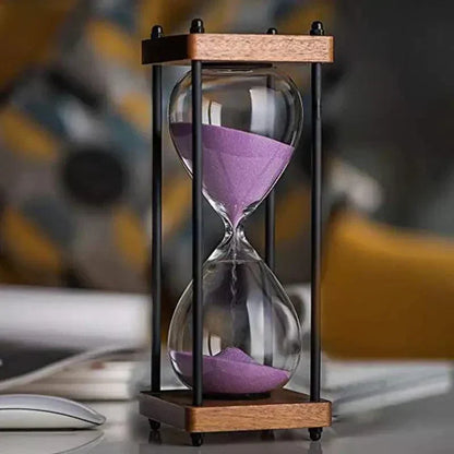 60 Minutters Sandur Elegant Timeglas til Tidsstyring og Dekoration