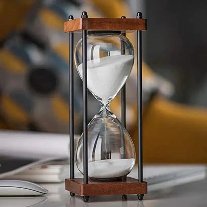 60 Minutters Sandur Elegant Timeglas til Tidsstyring og Dekoration