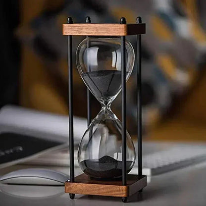 60 Minutters Sandur Elegant Timeglas til Tidsstyring og Dekoration