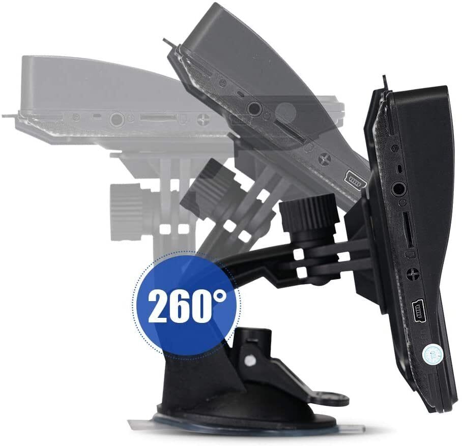 7" GPS Navigation til Bil og Lastbil – Opdateret 2026 GPS Navigationssystem