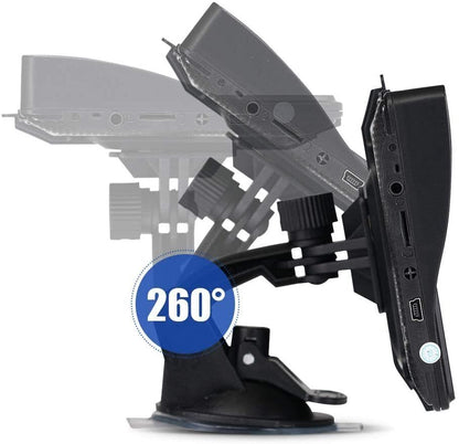7" GPS Navigation til Bil og Lastbil – Opdateret 2026 GPS Navigationssystem