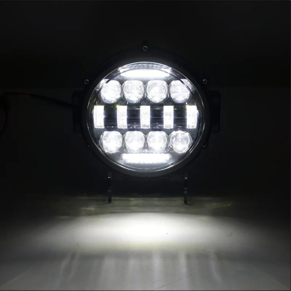 7 Tommer Kraftig LED Fjernlys Projektør til Bil og 4x4
