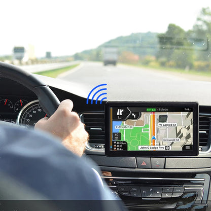 7" GPS Navigation til Lastbil, Bil og Varevogn – Multi-Mode GPS med Touchskærm