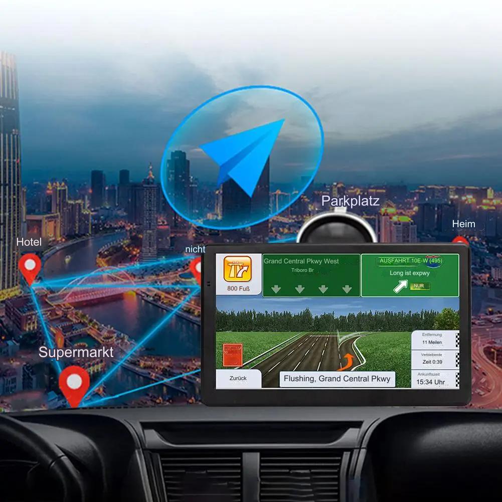 7" GPS Navigation til Lastbil, Bil og Varevogn – Multi-Mode GPS med Touchskærm