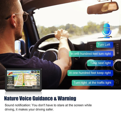 7" GPS Navigation til Lastbil, Bil og Varevogn – Multi-Mode GPS med Touchskærm