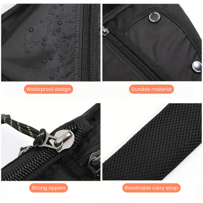 Outdoor Crossbody Taske – Vandtæt & Tyverisikret Design