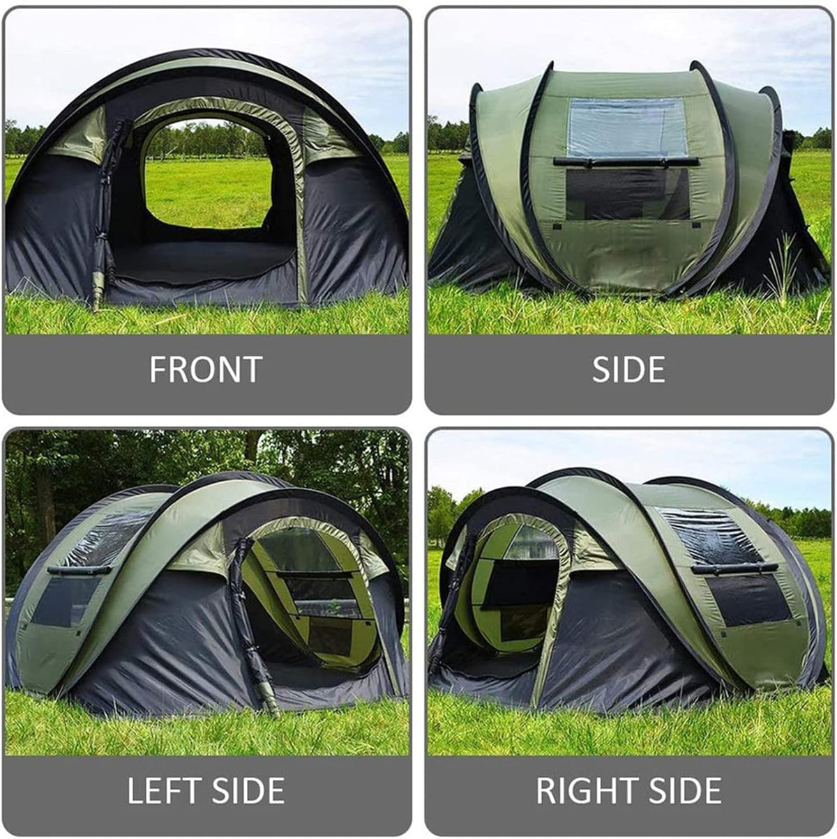 4-personers pop-up campingtelt – Vandtæt, letvægt og nem opsætning