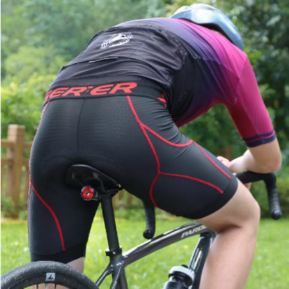 Cykelshorts med kort ben og 3D-gelpolstring