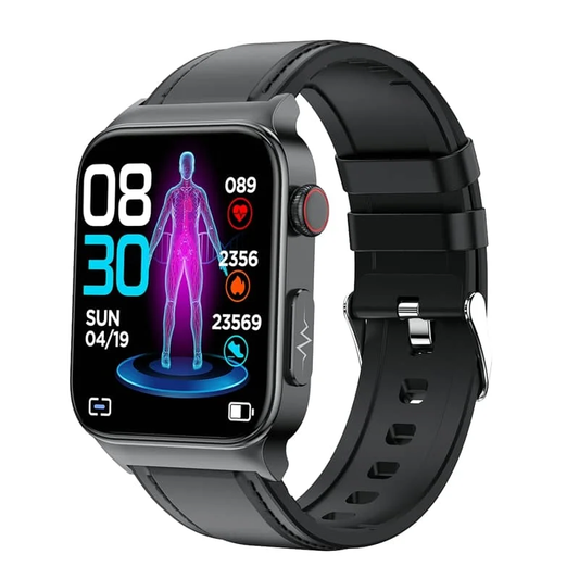 Avanceret smartwatch til sundhedsovervågning med EKG