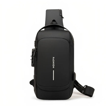 AeroShield vandtæt tyverisikker crossbody taske med USB-opladningsport