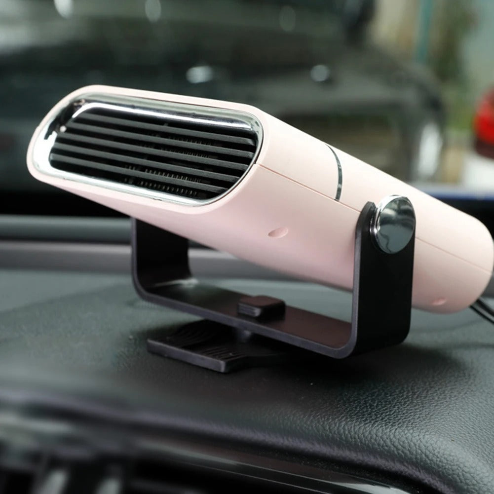 AirComfy 4-i-1 Bilventilator med Varme, Køling og 360° Rotation