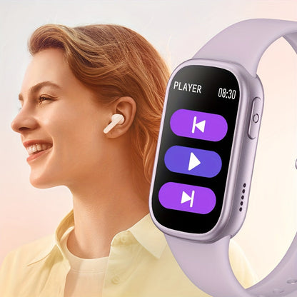AquaFit Vandtæt Smartwatch og Fitness Tracker med Lang Batteritid