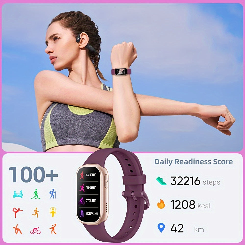 AquaFit Vandtæt Smartwatch og Fitness Tracker med Lang Batteritid