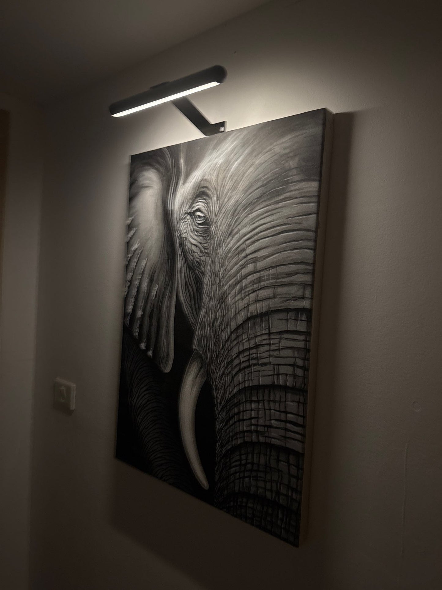 ArtGlow trådløs LED-billedlampe med fjernbetjening og dæmpning