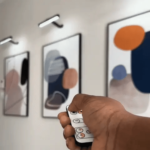 ArtGlow trådløs LED-billedlampe med fjernbetjening og dæmpning