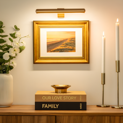 ArtGlow trådløs LED-billedlampe med fjernbetjening og dæmpning