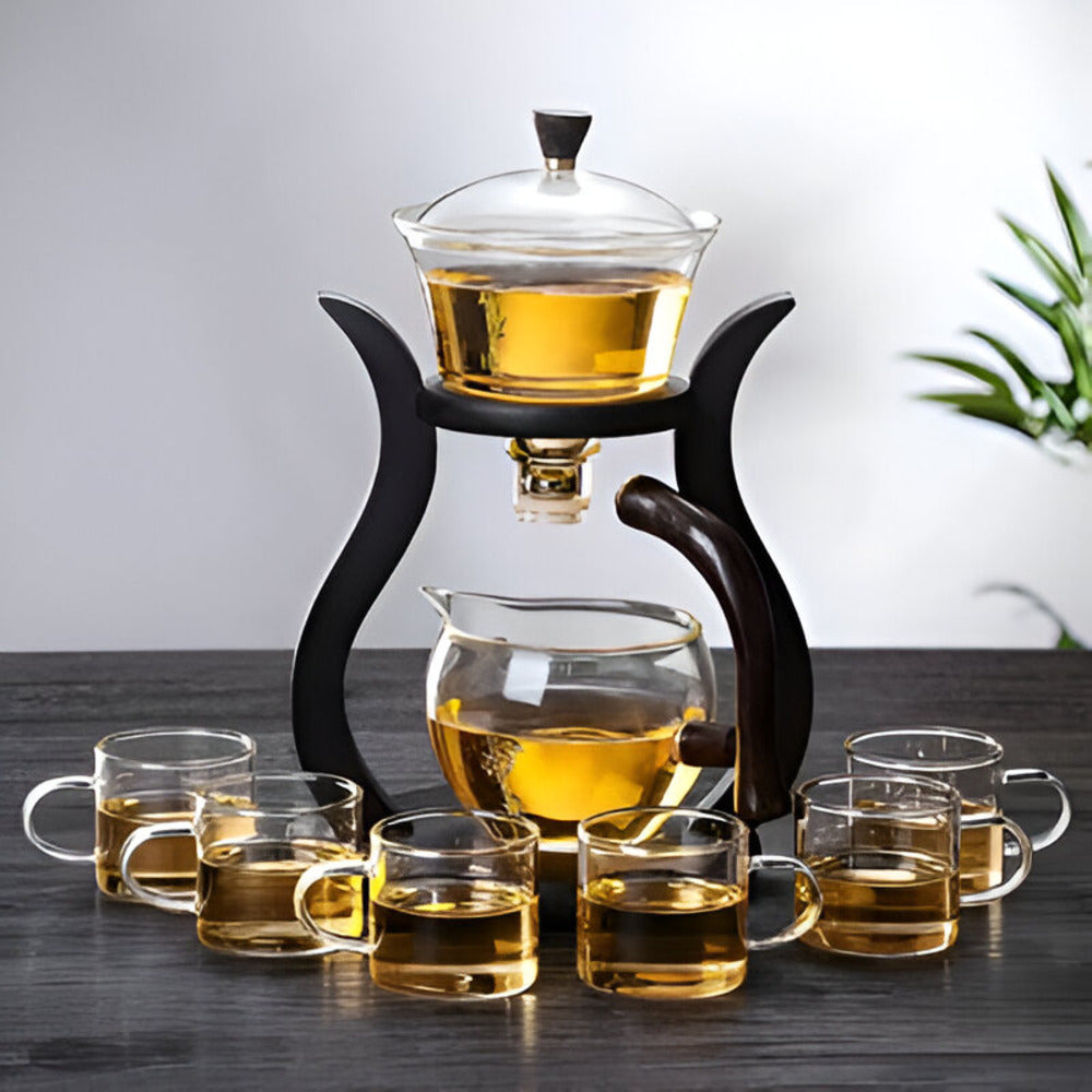 Artisan Magnetisk Glastekande med Teinfuser og Drypfri Hældning