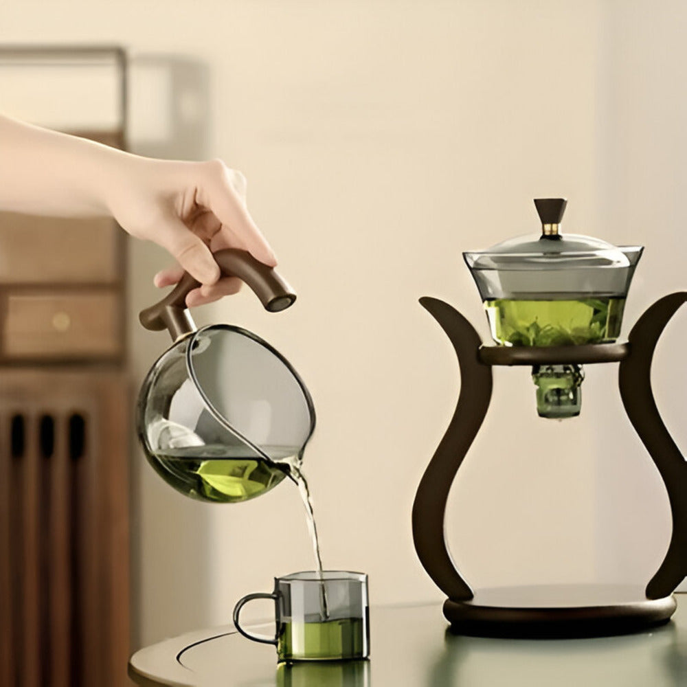 Artisan Magnetisk Glastekande med Teinfuser og Drypfri Hældning