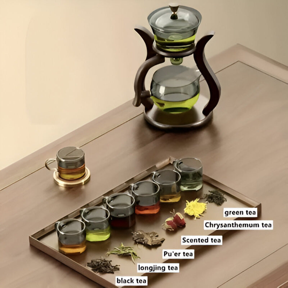 Artisan Magnetisk Glastekande med Teinfuser og Drypfri Hældning