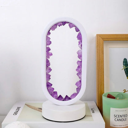 AuraStone Naturlig Ametyst Serenity Lampe
