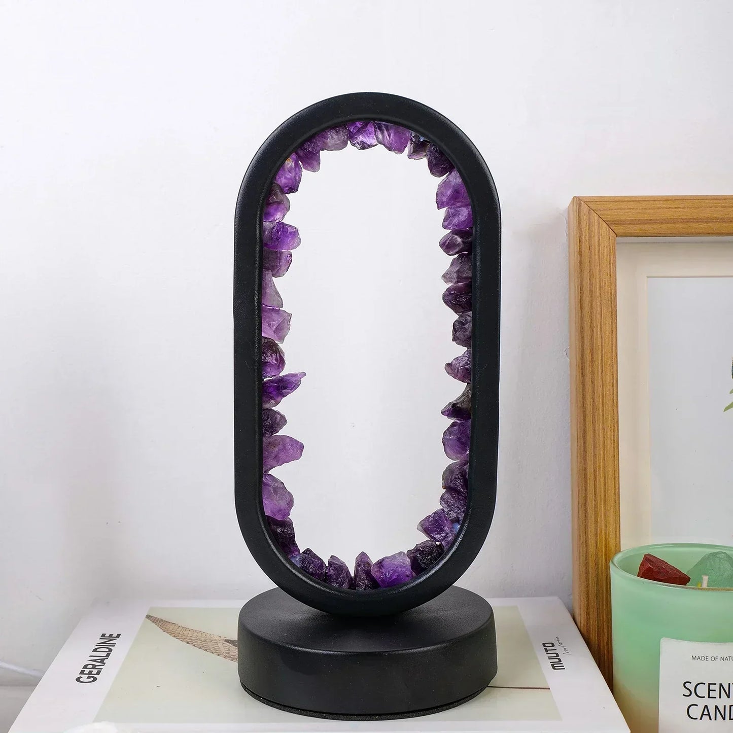 AuraStone Naturlig Ametyst Serenity Lampe